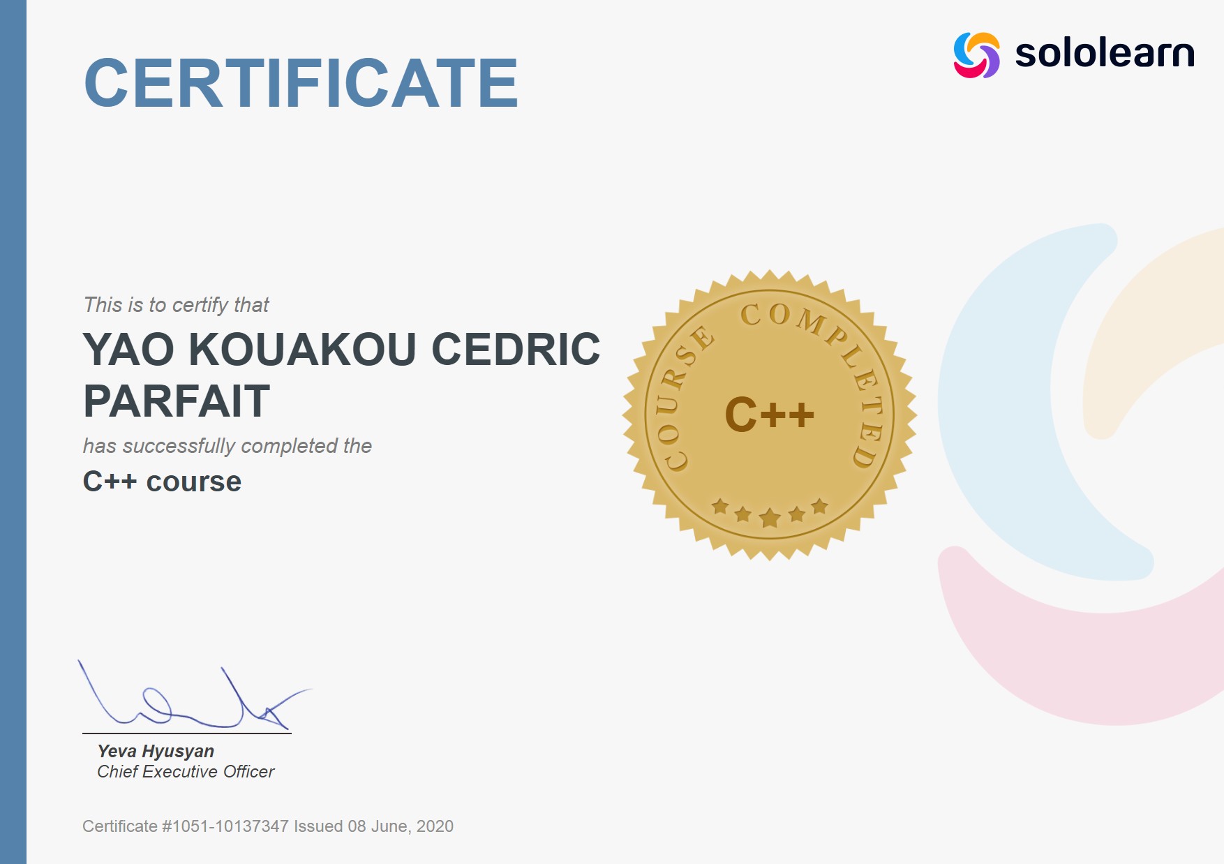 certificat C